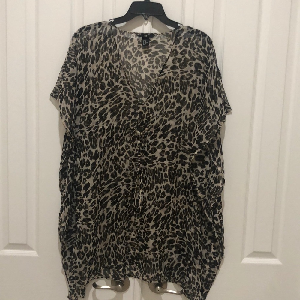 H&M Animal Print Coverup